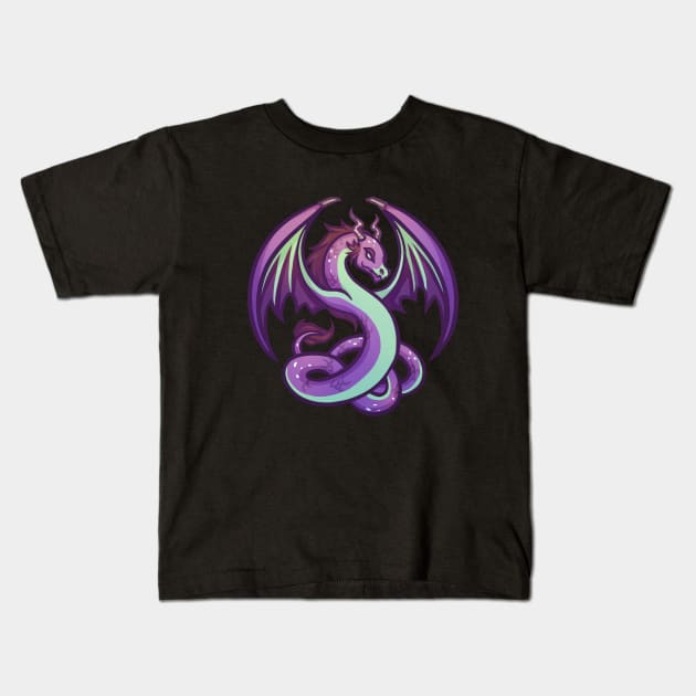 Little wyvern Kids T-Shirt by LinDemonic